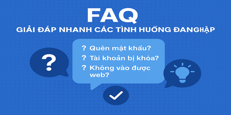 Các tình huống thường gặp khi đăng nhập